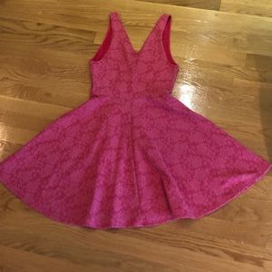 Pink skater dress
